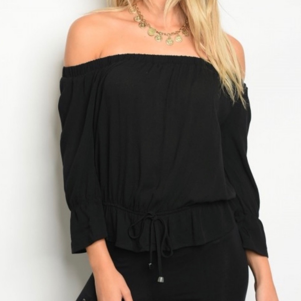 ☀️Long Sleeve off the shoulder top